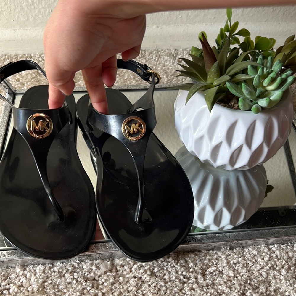 Michael Kors black Gely sandals